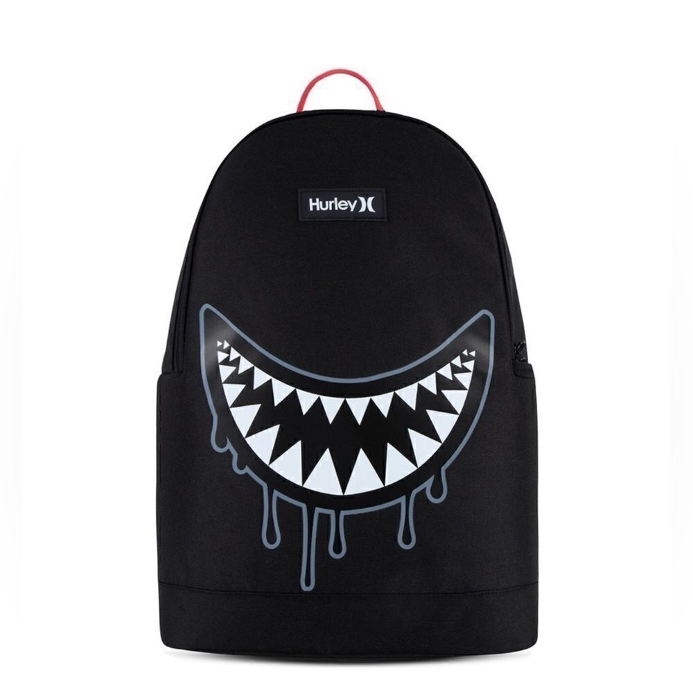 Hurley Graphic Backpack Black Shark
